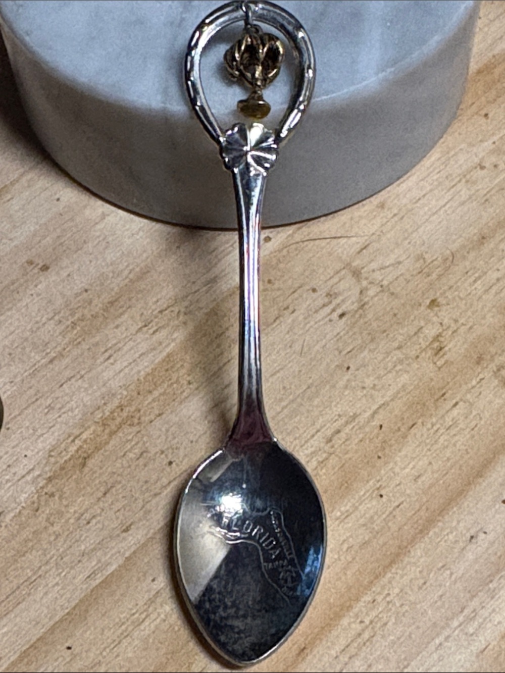 Silver Florida Collectible Decorative Spoon (v)